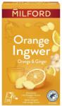 Milford Gyógynövényes tea MILFORD narancs és gyömbér 35 g 20 filter/doboz C67451 (C67451)