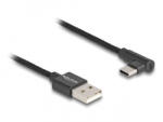 Delock 80029 USB kábel USB 2.0 0, 5 M USB A USB C Fekete (80029)