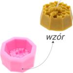 CHOMIK Szilikon Gyertyaformák Méhviasz Ráccsal *2632 (ch-bee2632)