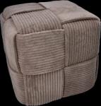 CHOMIK Horgolt kocka PUFA 40 X 40 X 40 CM SZÜRKE *4200 (CH-PHO4200)