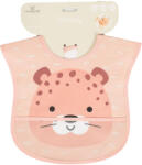 Cangaroo Moody zsebes előke tépőzáras rögzítéssel - Barackpink - Leopárd