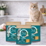 Purina One száraz macskaeledel csirkehússal (3x800 g)