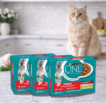 Purina One Sterilcat alutasakos macskaeledel marhával, lazaccal és pulykával (36x85 g)