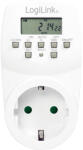 LOGILINK ET0007 időkapcsoló Fehér Napi/Heti időzítés (ET0007)