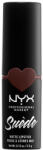 NYX Cosmetics Suede Matte Lipstick ajakrúzs /cold brew - 1 db