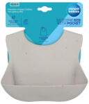 Canpol babies Dots szilikon előke /szürke - 1 db