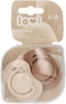 LOVI Harmony szimmetrikus nyugtató cumi 6-18 hónapos korig /lány - 2 db