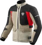 Revit Convergent H2O motoros kabát homokszínű-piros