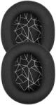 FixPremium Perne de Schimb pentru SteelSeries Arctis 3, 5, 7, 9 Pro, Spumă cu memorie + Textil, Negru / Alb, 1 pereche
