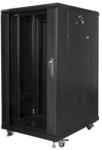 Lanberg FF01-6822-12B állvány 22U Szabadonálló állvány Fekete (FF01-6822-12B) - easy-shop