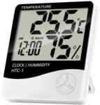 HTC -1 Időjárás állomás, óra, hőmérséklet és páratartalom kijelzés (MIE-RB-0005A)