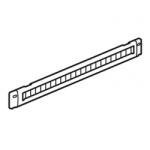 Legrand vízszintes fésűs rendező panel - 1U, 19", átmenő kivágással, gyorspánttal rögzítés, acél, LCS2 (046530)