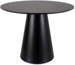  Kerek étkezőasztal ANGEL 100x100 cm, szürke márvány dekoráció