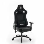 Warrior Chairs gamer szék, forgószék fekete - bársony + PU bőr (PREMIUM-B08-PU)