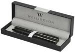 Wellington Golyóstoll készlet WELLINGTON Carbon golyóstoll + rollertoll antracit díszdobozban (1950214)