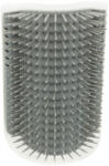 TRIXIE | Corner Massage Brush | masszírozó kefe - falra szerelhető macskáknak - szürke, 8 × 13 cm - 1 db