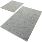  Set 2 covorase baie bumbac, Alessia Home, Parma Grey Covor baie
