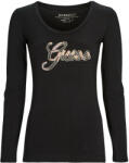 Guess Tricouri cu mânecă lungă Femei LS SN GUESS SCRIPT TEE Guess Negru EU XS