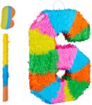 Relaxdays Pinata cu număr și băț, mască (10125402)