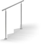 Relaxdays Balustradă de scară din oțel inoxidabil Relaxdays (10056459)