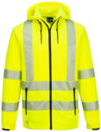Portwest KX3 Sport Hi-Vis cipzáras kapucnis pulóver (KX303YER6XL)