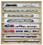 Vitrine42 Fali vitrin modell szekrény 8 polc 60x75, 5x8, 5 cm kisautó, gyűjtői polc