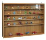 TSideen Fali vitrin modell szekrény polc üveges 60x80 cm kisautó, modellvasút gyűjtő