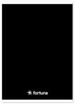 Fortuna Füzet vonalas FORTUNA Monocolor A/5 32 lapos 21-32 fekete (01.02079)
