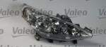 Peugeot 207 2006-2013 - Fsz. 2H7/H1 bal, proj. fekete (motorral) VALEO