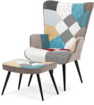  Relaxációs fotel, többszínű, bársony kárpit, AK-303 PW2 (artAK-303-PW2)