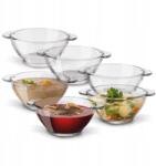 Tadar 6 db-os üvegtál szett levestartókkal Húsleveses üvegtál 400ml (5903313444507)