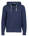 Ralph Lauren Pulóverek SWEATSHIRT ZIPPE EN MOLLETON Tengerész EU XL