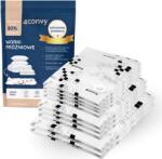 4CONVY Vákuumos ágyneműtartó zsák 4XS 3M 2L+PUMPA biztonságos erős (vacuumbag_print_432)