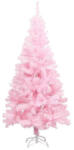  Nordmann King 2D-s műfenyő, 150 cm, rózsaszín, 415 ág, stabil talppal, 85 cm alsó átmérő, kihajtható ágakkal, dús kivitel