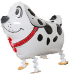 Mezőfi Team Kft Sétáló fólia lufi, fehér kutyus, 59*41 cm