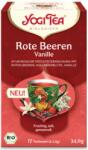 YOGI TEA Bio piros bogyós vanília - 17 teafilter