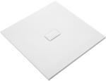 Cerano - Négyzet alakú zuhanytálca FlexiCut - SMC/ásványi kompozit - állítható - matt fehér - 100x100x3 cm (CER-666055)