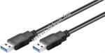 Goobay USB-A kábel 1, 8m USB 3.0 5Gbit/s 15W 3A fekete