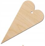 Loveart Rétegelt lemez dekoráció szív medál 10db (LV-SK69)