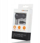 Forever Autós töltő microUSB B típus Forever 1000 mA 2, 5m (T_0015173)