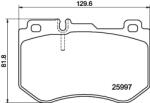 MINTEX Fékbetét készlet MINTEX MDB3705 for MERCEDES-BENZ (MDB3705)