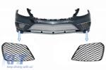 KITT Hűtőrács csomag Mercedes Benz S-osztály W222 2013-2017 modellekhez, S63 Dizájn, zongorafekete (COFBGMBW222S65PB)
