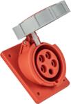 TRACON Priză industrială încorporabilă, oblică 16A, 400V, 3P+N+E, 6h, IP67 (TICS-315IP67)