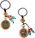  Buddha Medicinei amuleta roata feng shui cu cal breloc 9 cm cadou spiritual pentru protectie 1 buc