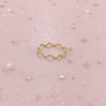 Pink Dream Beauty Vérae- arany / ezüst hullám mintázatú gyűrű Szín: Arany