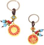  Cal amuleta roata feng shui breloc nod chinezesc 9 cm pentru protectie si noroc 1 buc
