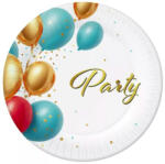  Party Balloon papírtányér 6 DARABOS, 18 cm FSC