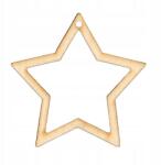 Loveart Fa medál dekoráció Csillag dekoráció 8cm (2132)