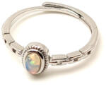R. M. ékszer Intuíciót erősítő opál ásvány gyűrű állítható 5x3mm (019269)