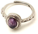 R. M. ékszer Intuíciót erősítő csaroit ásvány gyűrű állítható 8x5mm (019266)